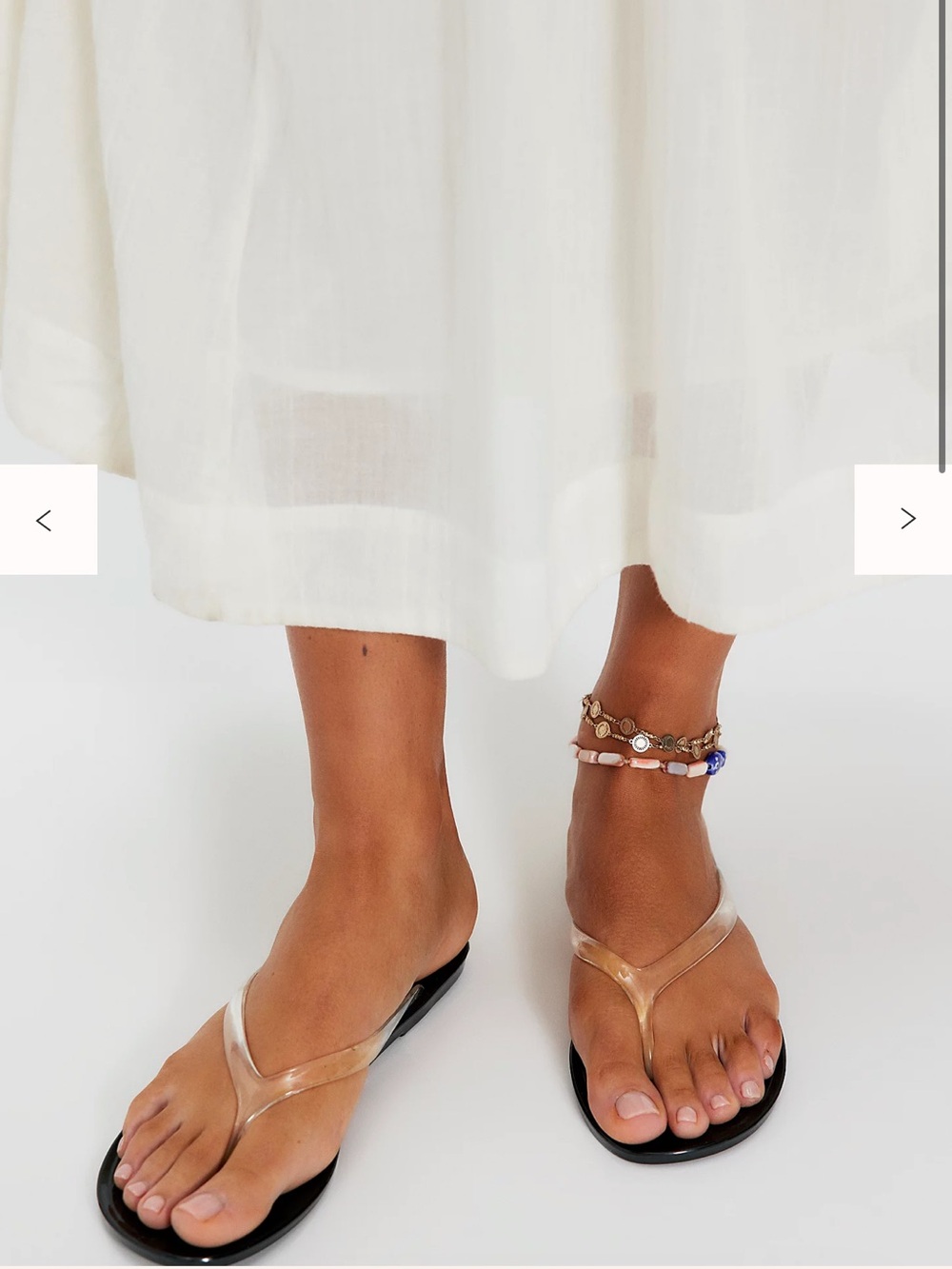 Jeffrey Campbell Black Jelly Sandals with Clear Straps - Picture 4 of 10